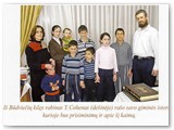 Rabino iš Būdviečių Y. Cohen šeima.