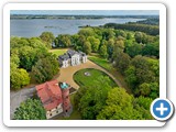 Paežerių dvaras iš paukščio skrydžio