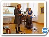Renginio vedantieji etnologas Andrius Milinkevičius ir Eglė Alenskaitė