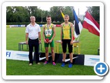 Su Lietuvos rinktinės  lengvaatlečiais, marijampoliečiais, E.Radzevičiumi bei D.Brundza Esatijoje