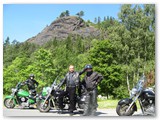 Kauno lakūnai-baikeriai motociklais keliauja po Europą.
